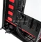 Phanteks Eclipse P400 Tempered Glass Edition schwarz/rot, Glasfenster Vorschaubild