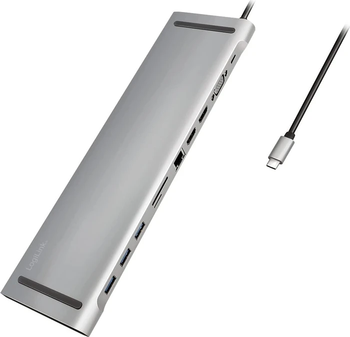 LogiLink USB 3.2 Gen 1 Dockingstation 11-Port, USB-C 3.0 [Stecker]