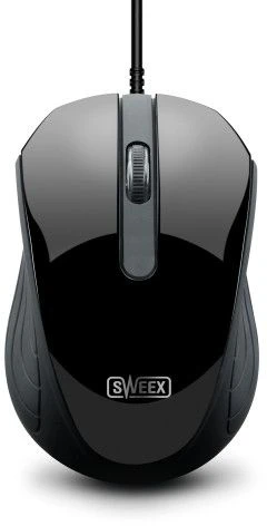 Sweex MI080 Optical Mouse schwarz, USB