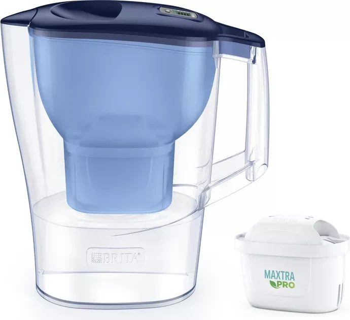 Brita Aluna Tischwasserfilter inkl. Kartusche blau