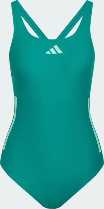 adidas 3-Streifen C-Back Badeanzug equipment green/clear mint (Damen)