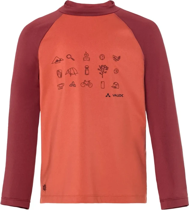 Vaude Solaro III Funktionsshirt langarm hotchili (Junior)