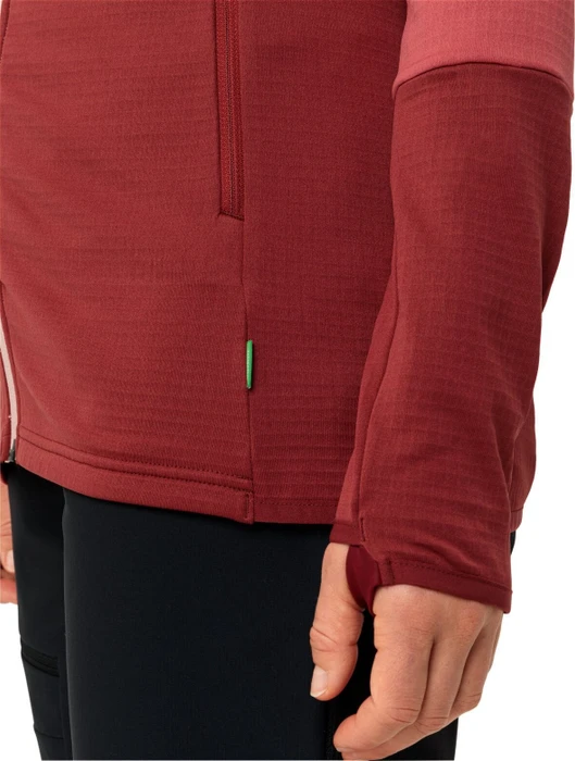 Vaude Monviso Grid Fleece Funktionsjacke brick (Damen)
