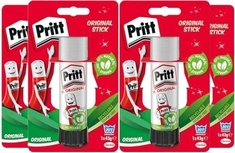 Pritt Original Klebestift, 43g (4x 43g)