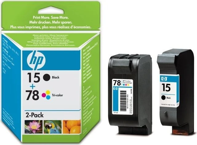 HP Druckkopf mit Tinte 15+78 schwarz/dreifarbig