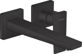 Hansgrohe Metropol Unterputz für Wandmontage Select mit Hebelgriff und Auslauf 22.5cm mattschwarz
