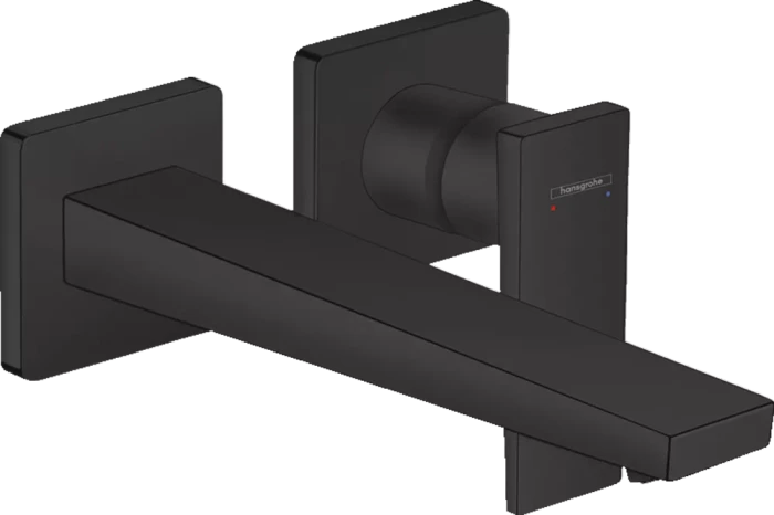 Hansgrohe Metropol Unterputz für Wandmontage Select mit Hebelgriff und Auslauf 22.5cm mattschwarz