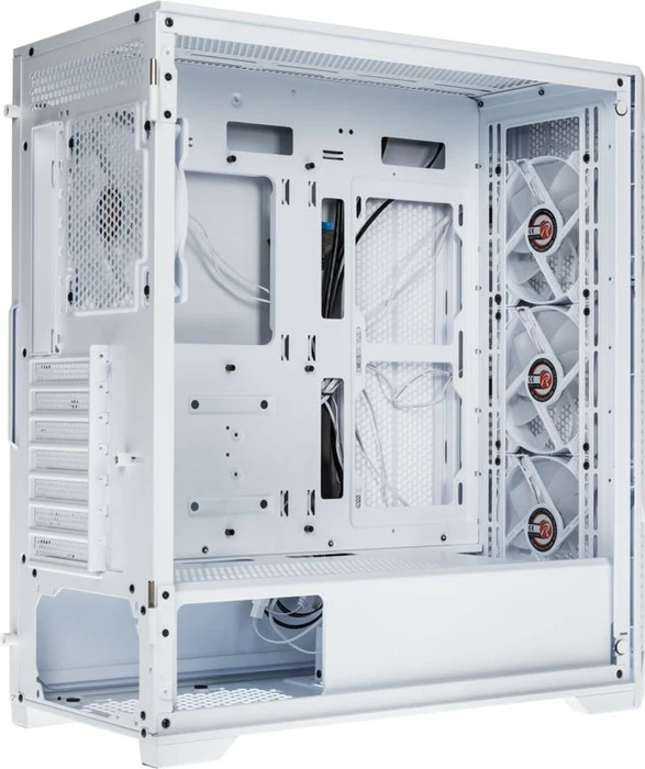 Raijintek Ponos Ultra White MS4, weiß, Glasfenster
