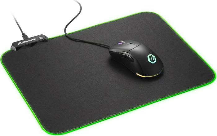 Sharkoon 1337 RGB V2 Gaming Mat 360, schwarz
