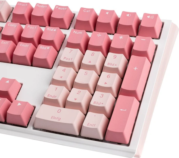 Ducky One 3, Gossamer Pink, MX BLUE, USB, DE