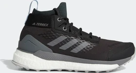 adidas Terrex Free Hiker Gore-Tex carbon/grey four/glow blue (Damen)