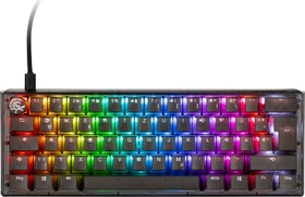 Ducky One 3 Mini PBT, LEDs RGB, Aura Black, MX RGB RED, USB, DE