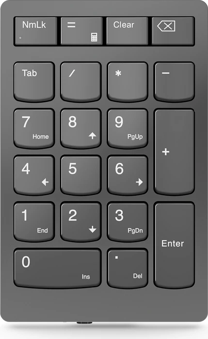 Lenovo Go Wireless Numeric Keypad, grau, USB (GY41C33979 / 4Y41C33791)