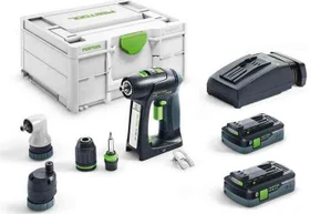 Festool C 18 HPC 4.0 I-Set Akku-Bohrschrauber inkl. Systainer + 2 Akkus 4.0Ah + Zubehör