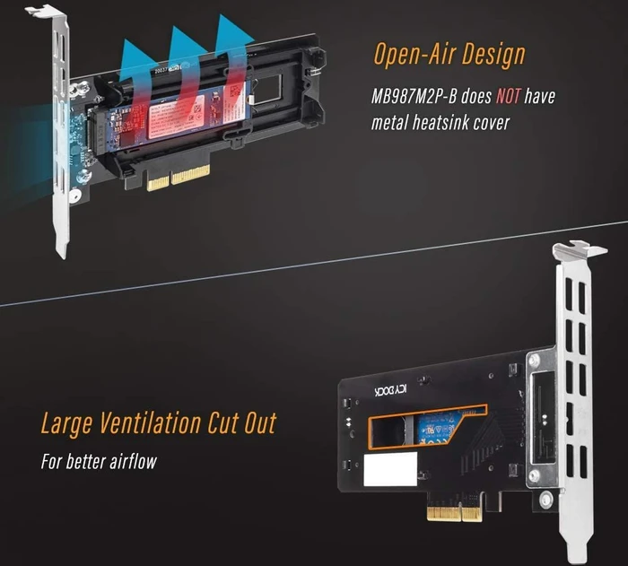 Icy Dock EZConvert Ex MB987M2P-B