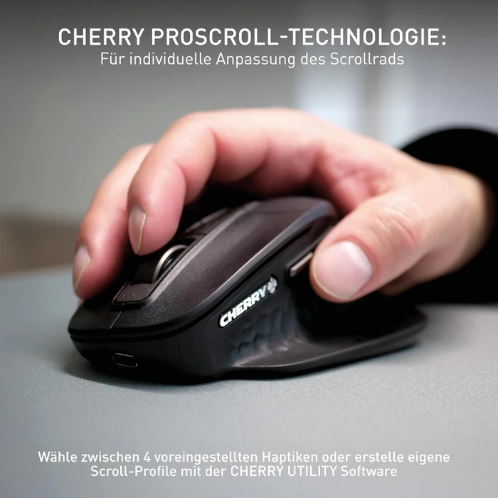 Cherry Stream Desktop Ultimate schwarz, USB/Bluetooth, DE (JD-8570DE-2) – Bild 3 von 6