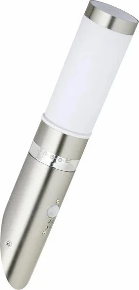 Brilliant Bole Sensor Fackel Wandleuchte edelstahl