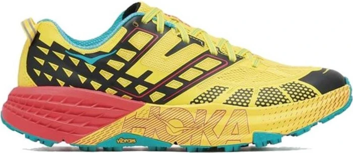 Hoka Speedgoat 2 sour lemon/black