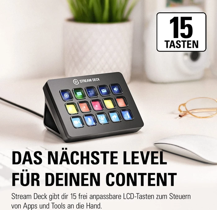 Elgato Stream Deck MK.2, schwarz, USB-C