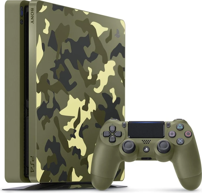 Sony PlayStation 4 Slim - 1TB Call of Duty: WWII Limited Edition Bundle grün