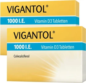 Vigantol 1000 I.E. Tabletten, 400 Stück (2x 200 Stück)