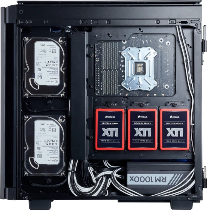 Corsair Obsidian 500D, Glasfenster