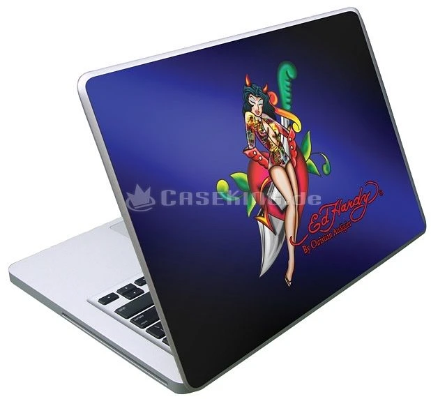 Ed Hardy Notebook Skin black/blue