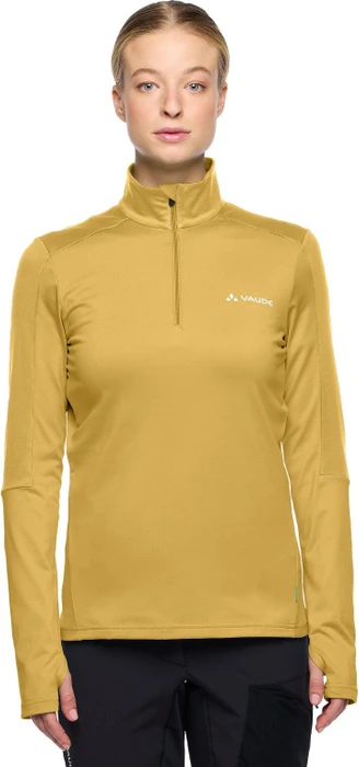 Vaude Livigno Halfzip II Fleece Funktionsshirt langarm savanna (Damen)