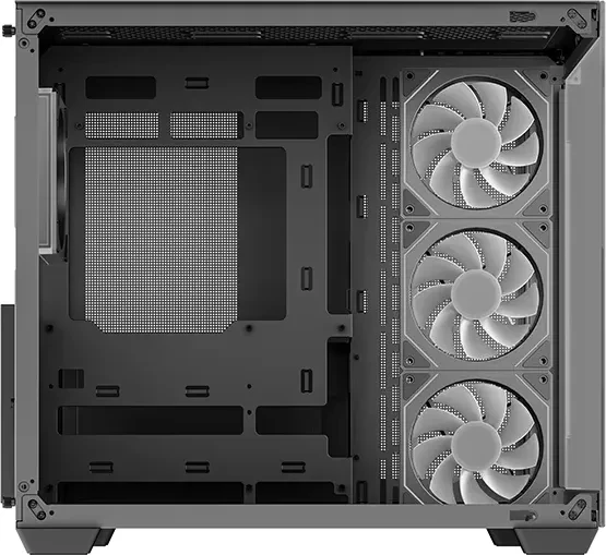 DeepCool CG530 4F, schwarz, Glasfenster
