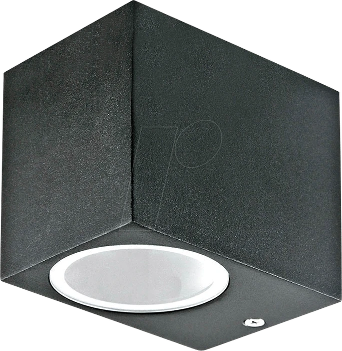 V-Tac VT-7651 GU10 Wandleuchte eckig schwarz