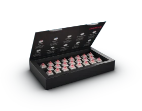 Cherry MX RGB SILENT RED Switch Kit, MX RGB SILENT RED 50Mio Switch Set, MX3A, 23er-Pack
