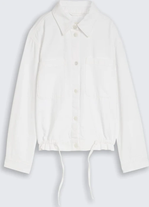 Tom Tailor Lightweight Kordelzug Jeansjacke white denim (Damen)