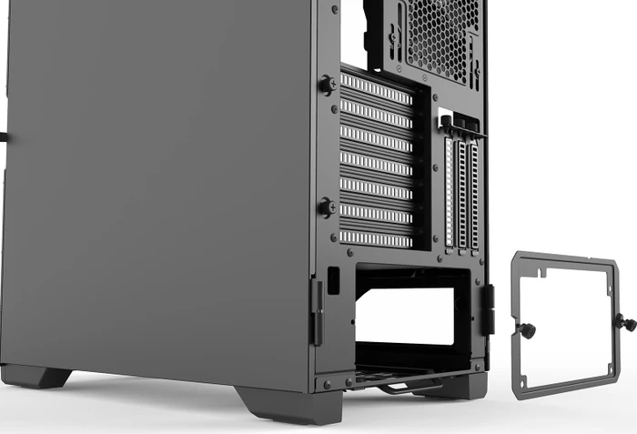 Phanteks Eclipse P600S Satin Black, schwarz, Glasfenster, schallgedämmt