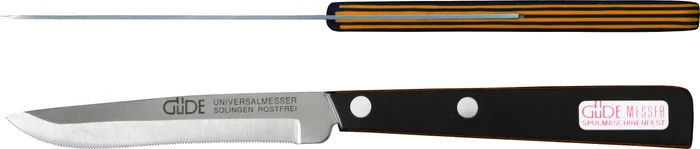 Güde Universalmesser 10cm schwarz-orange