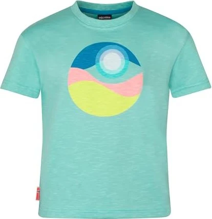 Trollkids Girls Halsafjord Funktionsshirt kurzarm aqua haze (Junior)