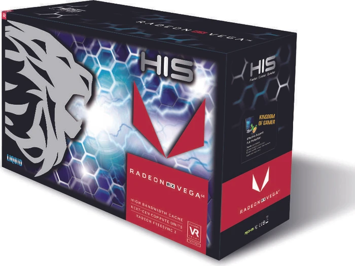 HIS Radeon RX Vega 64 Liquid Cooling, 8GB HBM2, HDMI, 3x DP