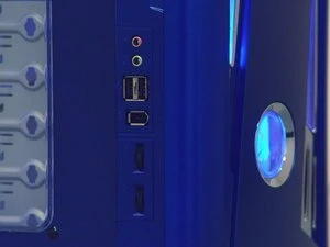 Apevia X-Cruiser2 blau, Acrylfenster
