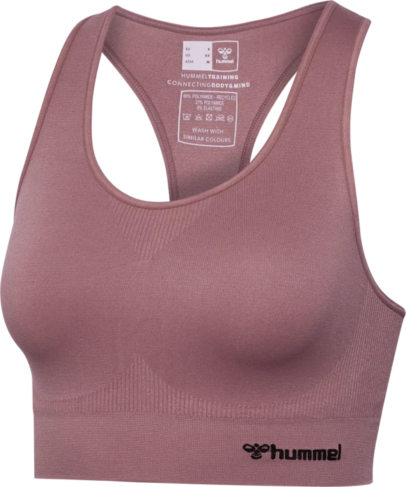 hummel Seamless Sports Top Funktionsshirt ärmellos rose taupe (Damen)