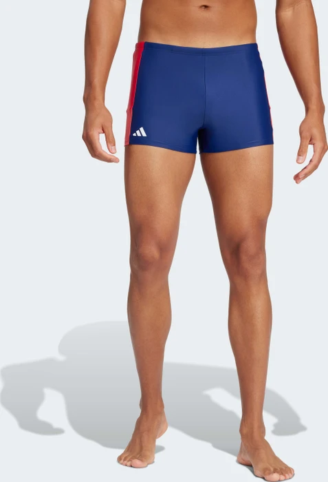 adidas Colorblock Swim Badehose dark blue/pure ruby/lucid red (Herren)