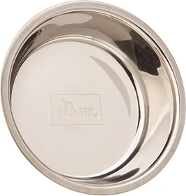 Hunter Edelstahlersatznapf für Melamin-Napf, Trinknapf, Futternapf für Hunde und Katzen, 160ml, silber