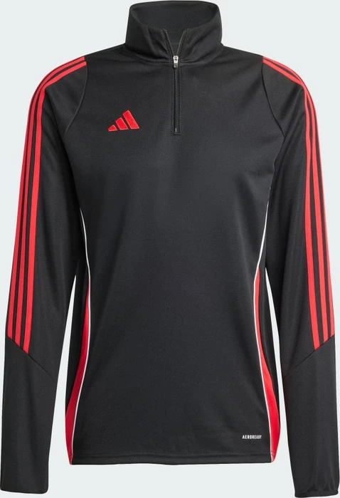 adidas Tiro 24 Funktionsshirt langarm black/pure ruby (Herren)