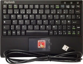 KeySonic ACK-3410, schwarz, USB, ES (60744)