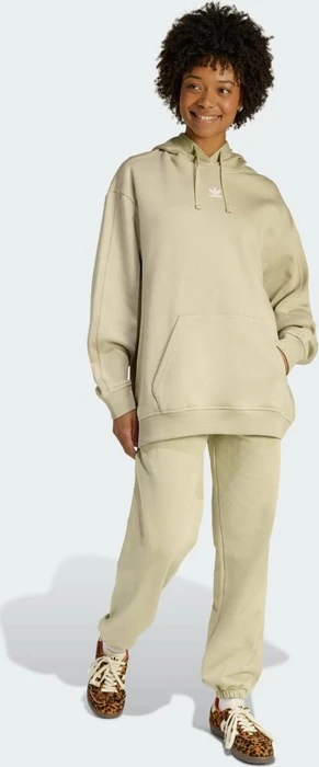 adidas Essentials Oversized Hoodie stone khaki (Damen)