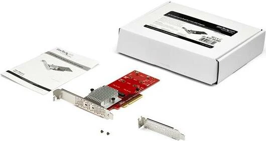 StarTech PCI Express x8 Card > 2 x internal NVMe M.2 Key M