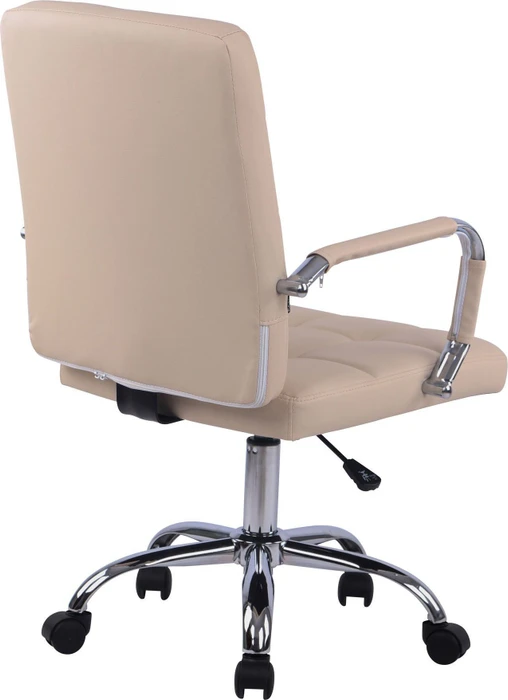 CLP Deli Pro Kunstleder Bürostuhl, creme