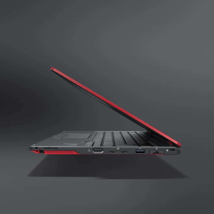 Fujitsu Lifebook U9310X, rot, Core i5-10210U, 16GB RAM, 512GB SSD, LTE, DE