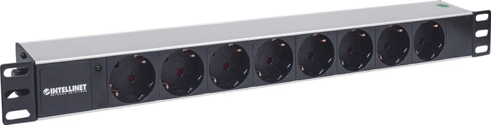 Intellinet 19" Steckdosenleiste, 1HE, 8-fach, 250V, 1.8m