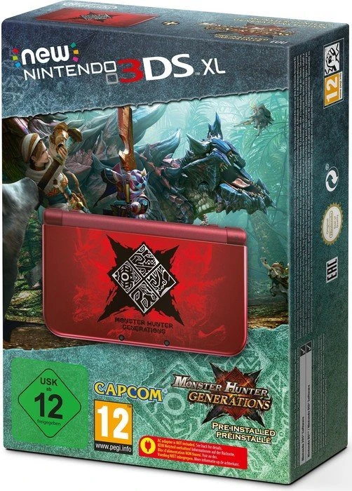 Nintendo New 3DS XL Monster Hunter: Generations - Limited Edition rot
