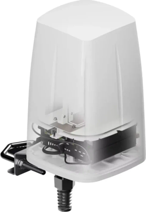 Teltonika PR1IC970 LTE/WiFi/GPS/Bluetooth Antenna für RUTX11 und RUTM11-Router Outdoor-Antenne, 2.4GHz, 7.50-28dBi, SMA (Stecker, LTE)/RP-SMA (Stecker, WLAN), omnidirektional, weiß (PR1IC970)