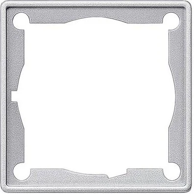 Siemens DELTA vita Zwischenrahmen 51x51mm, aluminiummetallic